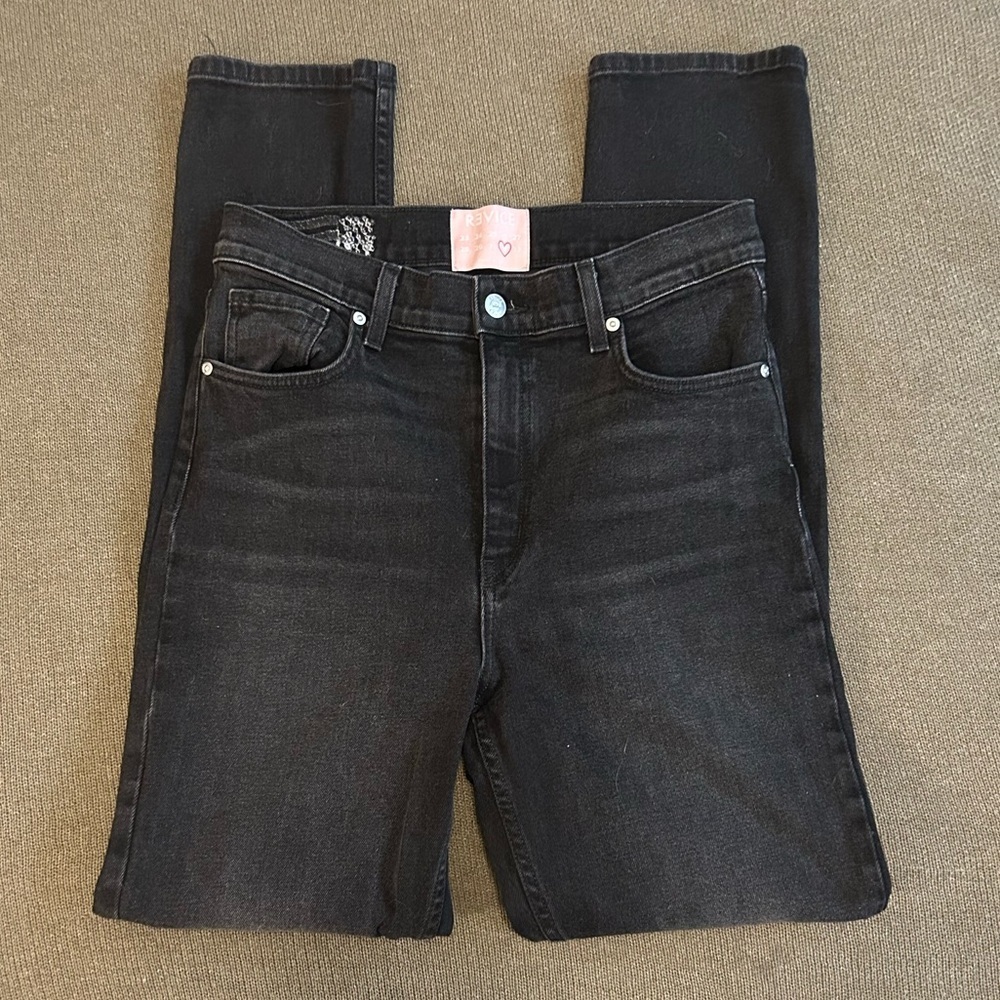 Revice Black High Rise Skinny Jeans